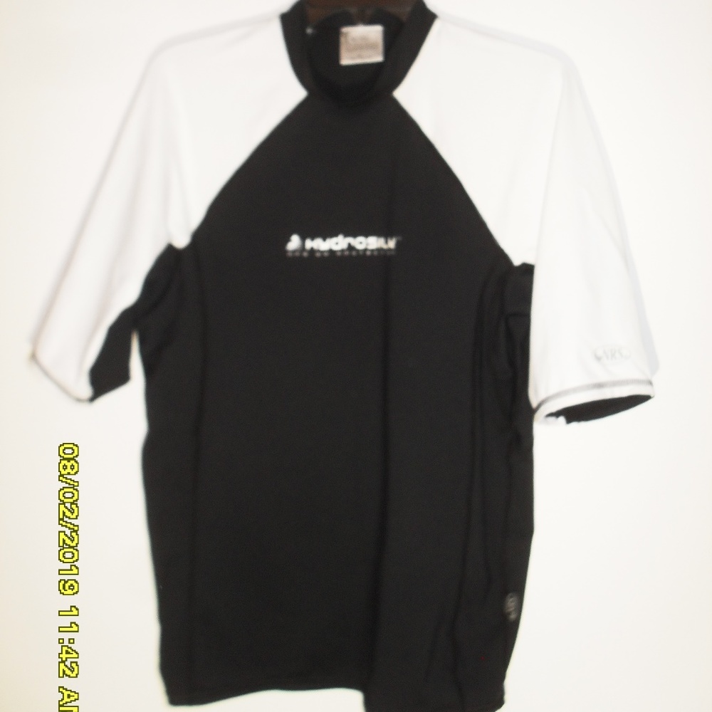 Hydrosilk Rashguard UV Protection Black XL